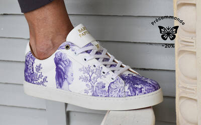 Sneaker Barons Papillom Basse Marie-Antoinette violette