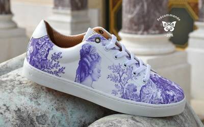 Sneaker Barons Papillom Basse Marie-Antoinette violette