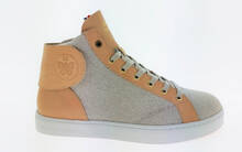 
      Sneakers Barons Papillom mid toile champagne
  