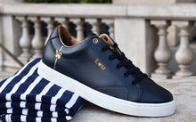 
      Sneaker Baron Papillon Basse navy initiales
  