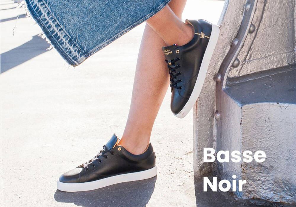 Sneaker Barons Papillom Basse noire